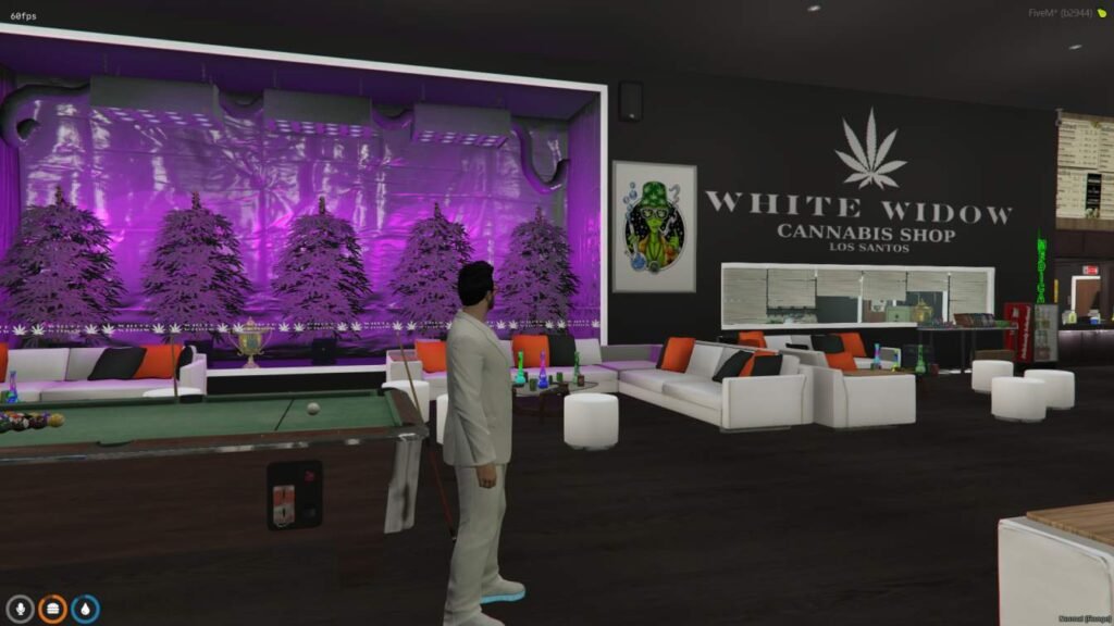 White Widow Weed Cafe | FiveM MLO - Fivem mods